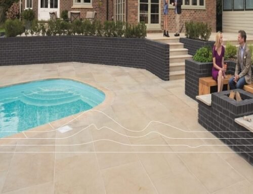 Why is water absorption of natural stone important when selecting the paving for your gardens?